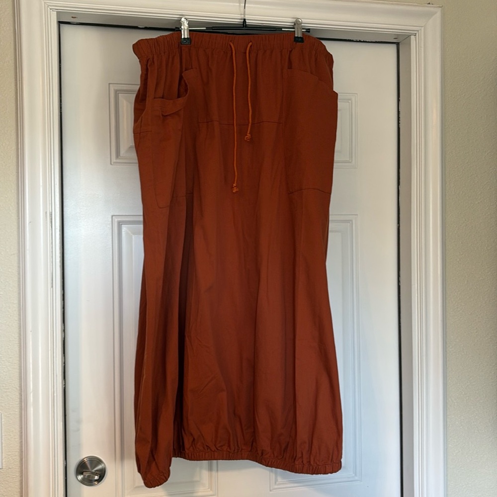 Cider midi skirt with gathered hem